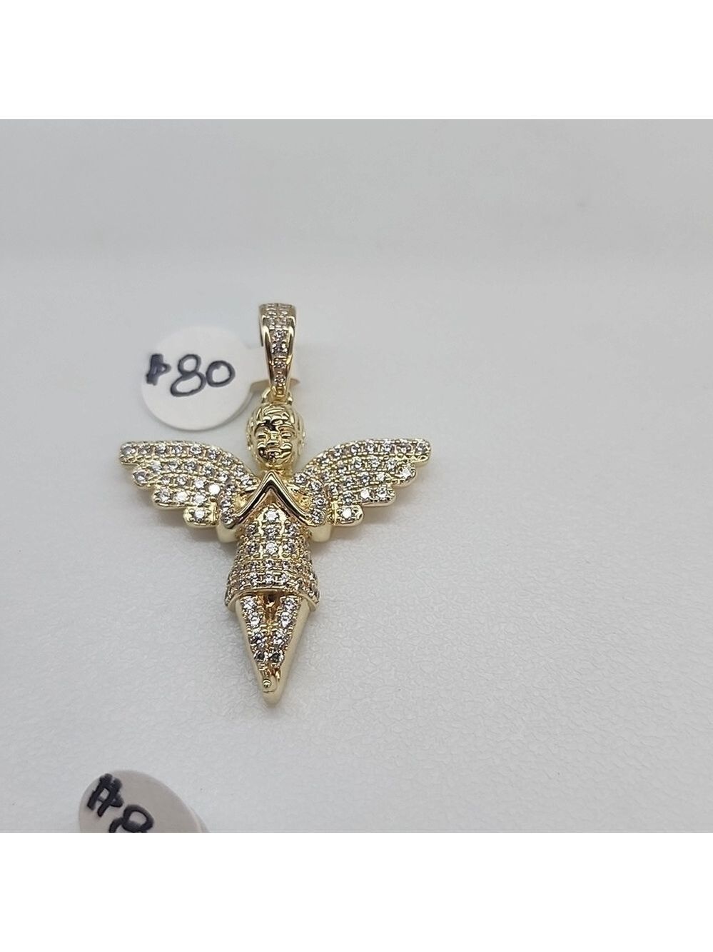 Heavenly Praying Angel Pendant – 925 Sterling Silver